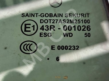 Стекло заднее правое MERCEDES-BENZ CLK-класс C209/W209 рестайлинг (2005 - 2010) — Разборка Мерседес
