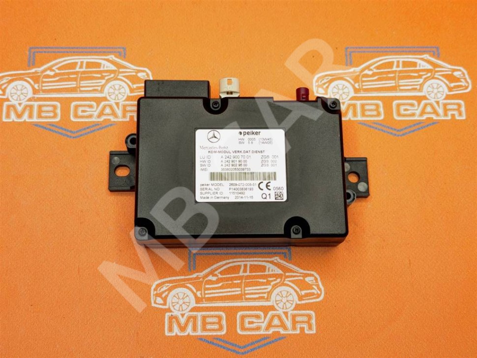 Блок телематики MERCEDES-BENZ E-класс W212/S212/C207/A207 рестайлинг (2013 - 2016) фото 1 &mdash; Разборка Мерседес