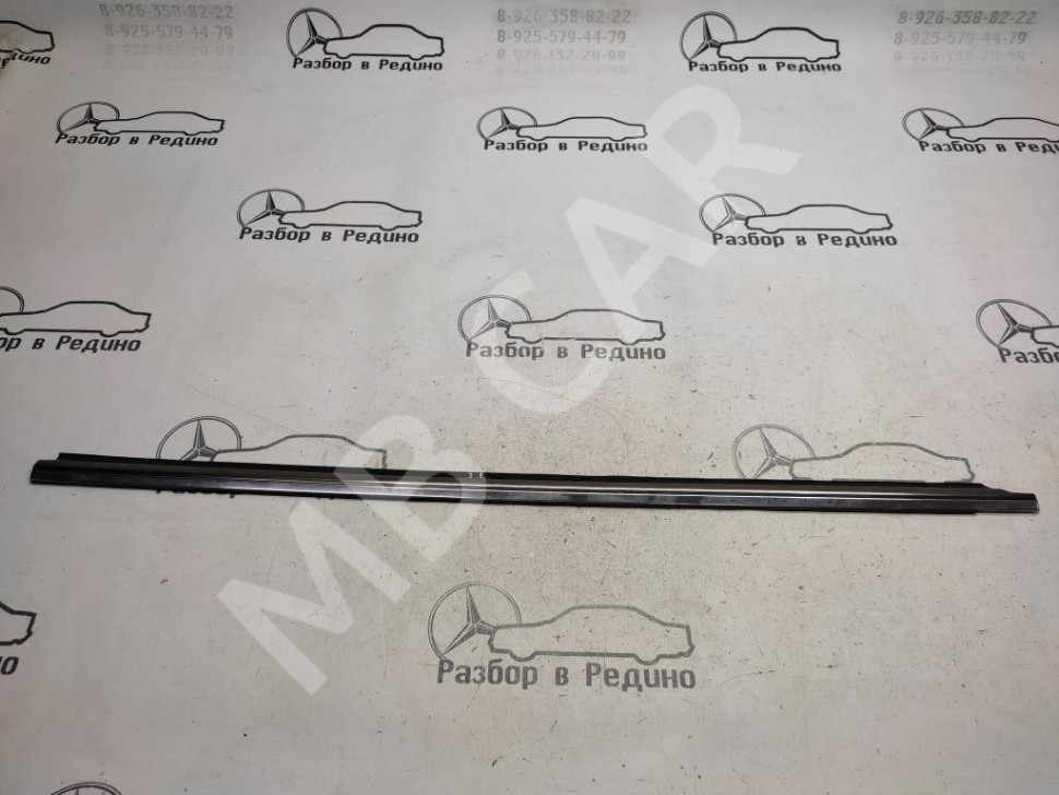 Молдинг стекла двери MERCEDES-BENZ S-класс W140 (1991 - 1998) фото 1 — Разборка Мерседес