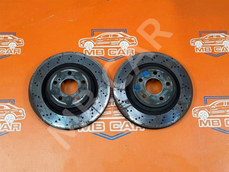 Диски тормозные зад MERCEDES-BENZ SL-класс R231 рестайлинг (2016 - 2020) фото 1 — Разборка Мерседес