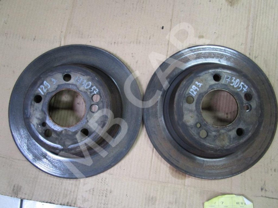 Диски тормозные зад MERCEDES-BENZ SL-класс R129 рестайлинг (1995 - 1998) фото 1 — Разборка Мерседес