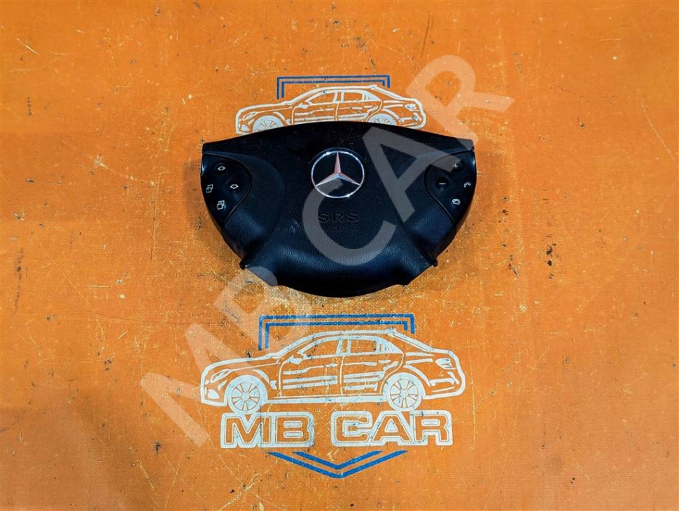 Подушка безопасности в руль MERCEDES-BENZ E-класс W211/S211 (2002 - 2006) фото 1 — Разборка Мерседес