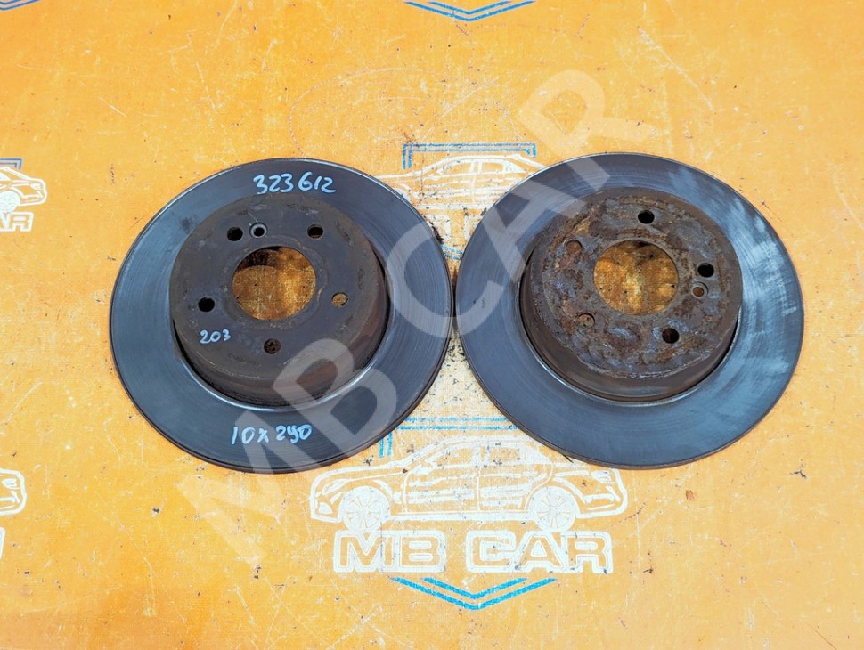 Диски тормозные зад MERCEDES-BENZ C-класс W203/S203/CL203 рестайлинг (2004 - 2008) фото 1 — Разборка Мерседес