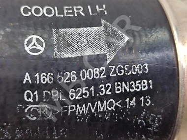 Патрубок интеркулера MERCEDES-BENZ GLE-класс W166 (2015 - 2018) — Разборка Мерседес