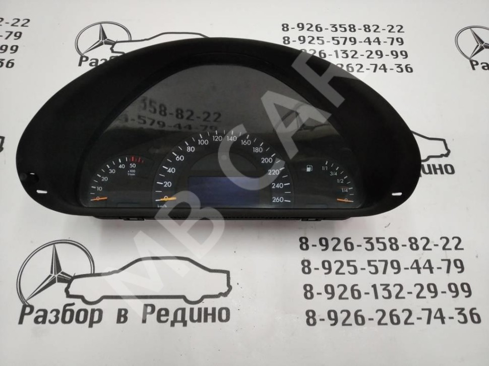 Щиток приборов MERCEDES-BENZ C-класс W203/S203/CL203 (2000 - 2004) фото 1 — Разборка Мерседес