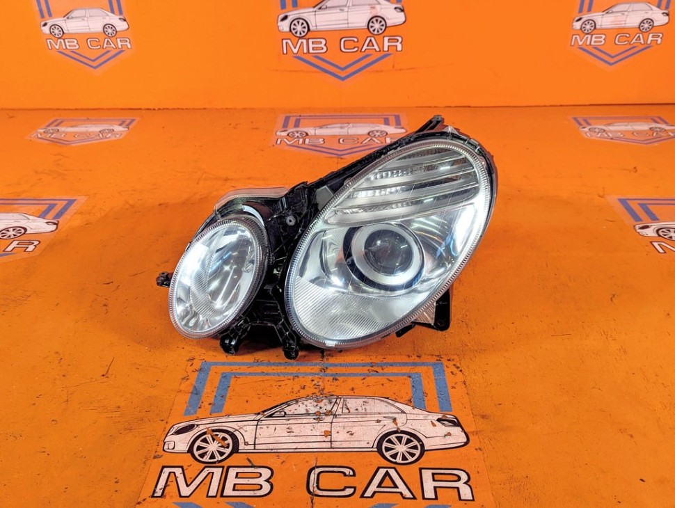 Фара левая MERCEDES-BENZ E-класс W211/S211 рестайлинг (2006 - 2009) E 200 1.8 AT (184 л.с.) фото 1 &mdash; Разборка Мерседес