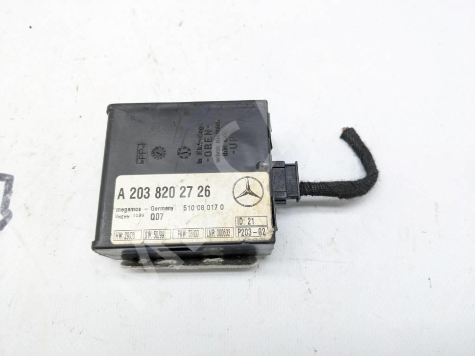 Блок штатной сигнализации MERCEDES-BENZ C-класс W203/S203/CL203 (2000 - 2004) фото 1 — Разборка Мерседес