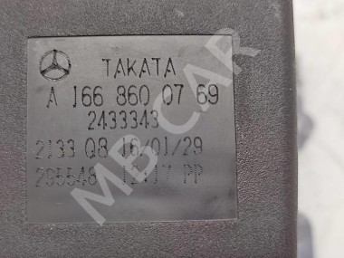 Замок ремня безопасности MERCEDES-BENZ GLE-класс W166 (2015 - 2018) — Разборка Мерседес