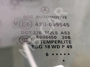 Стекло заднее левое MERCEDES-BENZ GLS-класс X166 (2015 - 2019) — Разборка Мерседес