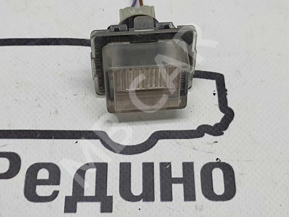 Плафон подсветки номера MERCEDES-BENZ C-класс W204/S204 (2006 - 2011) фото 1 &mdash; Разборка Мерседес