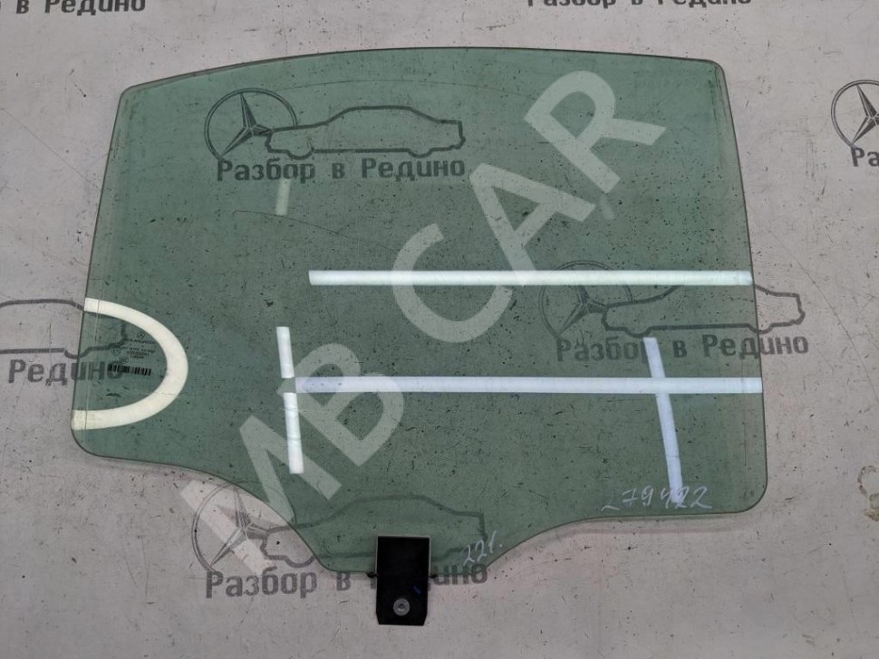 Стекло заднее правое MERCEDES-BENZ S-класс W221 (2005 - 2009) фото 1 — Разборка Мерседес