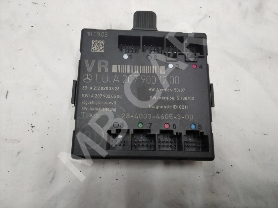 Блок двери MERCEDES-BENZ E-класс W212/S212/C207/A207 (2009 - 2013) фото 1 — Разборка Мерседес