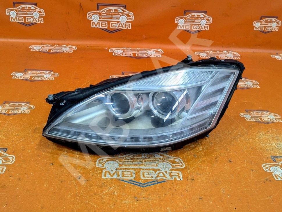 Фара левая MERCEDES-BENZ S-класс W221 рестайлинг (2009 - 2013) фото 1 — Разборка Мерседес