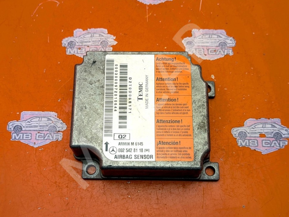 Блок AIRBAG MERCEDES-BENZ M-класс W163 (1997 - 2001) фото 1 &mdash; Разборка Мерседес